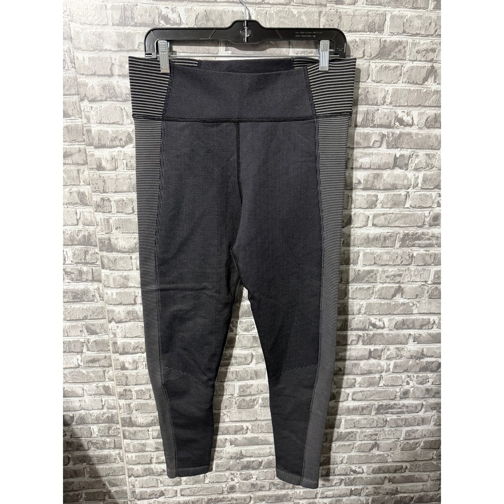 OFFLINE by Aerie Women XL Gray Ribbed Panel High Waisted Athletic Leggings